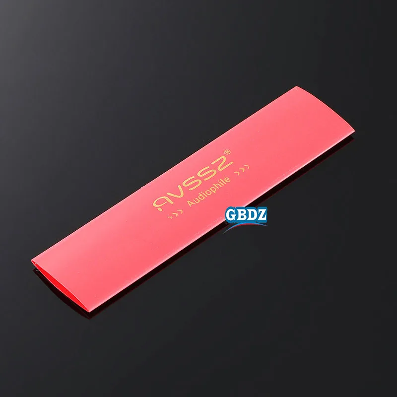 Audiophile Heat Shrink Insulated Sleeving Tubing 12-18mm Logo Wire Tube for DIY Audio Signal Line Speaker Wire Mark