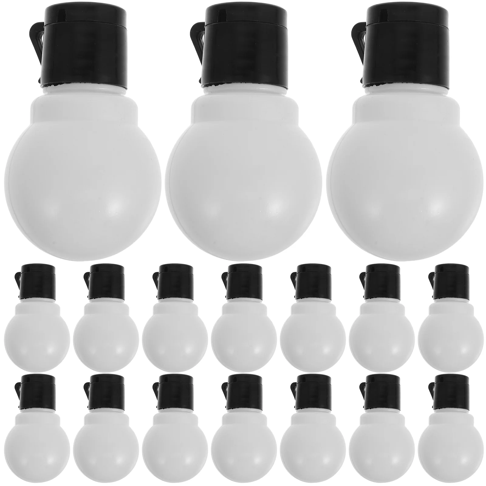 20 Pcs String Light Bulbs Lightbulb Empty Decoration Small Globe Plastic Christmas