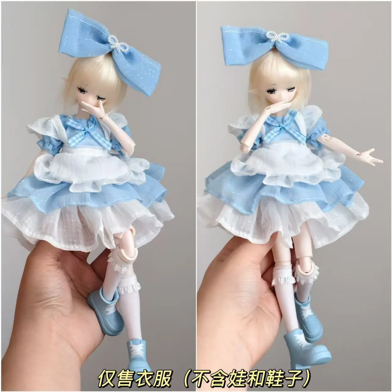 6 Point Lolita Style Doll Clothes Set Suitable For Azone Ob22 Ob24 Mitian 4th Generation Small 6 Size Doll