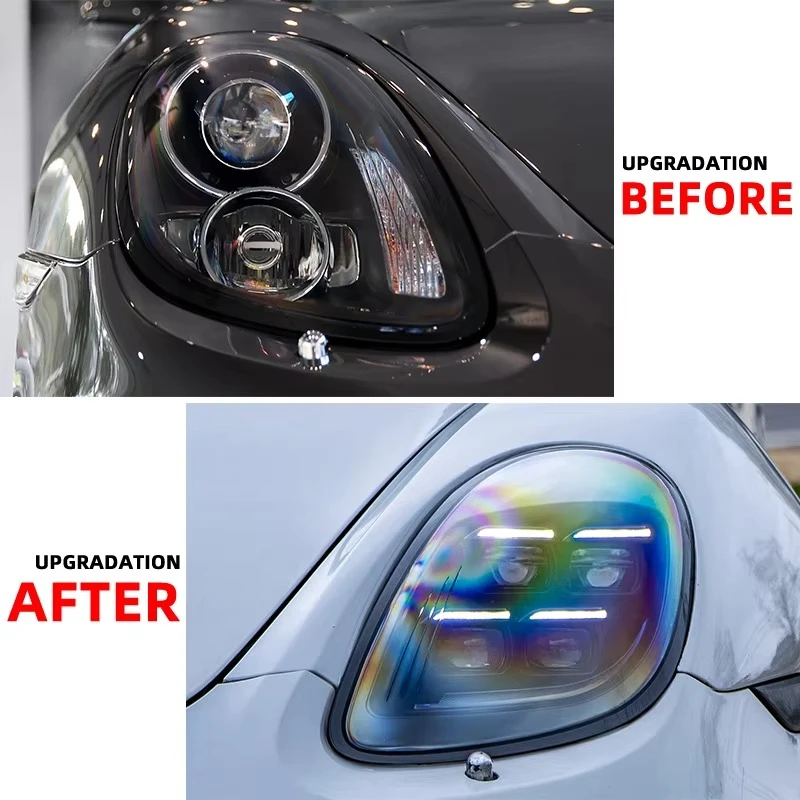 YU GUANG for 981 Headlight LED Head Lights 2012 2015 Year Headlamp Upgrade 4 Lens LED Headlights