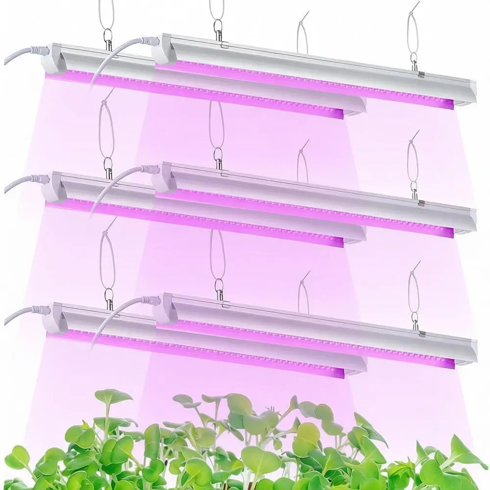 

LED Grow Light Strips, T8, 150W, 6-Pack, Full Spectrum, Indoor Plants, Greenhouse