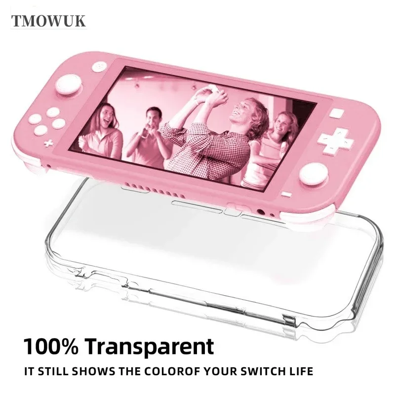 

For Switch Lite - Glitter Bling Soft TPU Case With Built-in Screen Protector & Thumb Caps