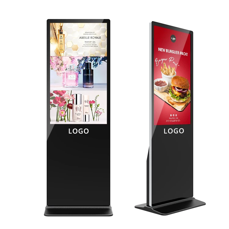 High Brightness Interactive Screen Lcd Advertising Digital Signage Totem Advertising Kiosk