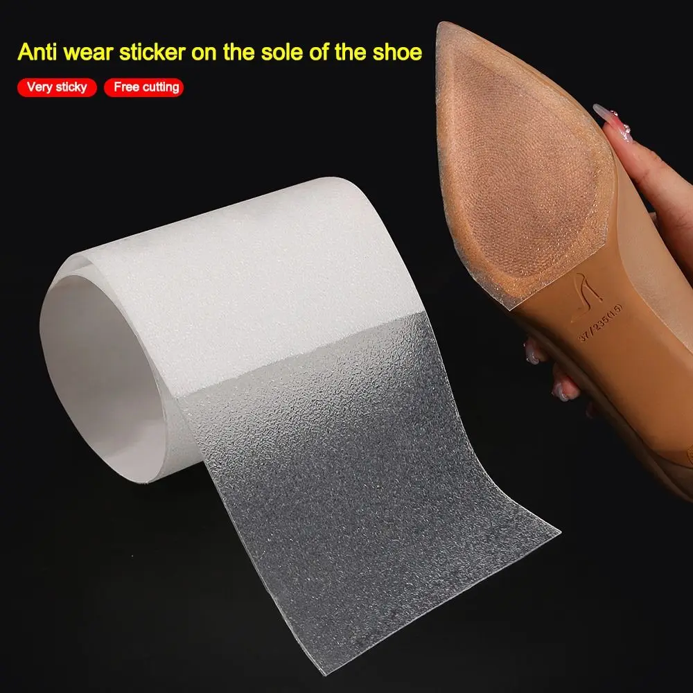 Transparent Sole Protector Wearable Self Adhesive Shoe Bottom Pads Invisible Shoe Mute Cushion for Sneakers High Heels Bottom