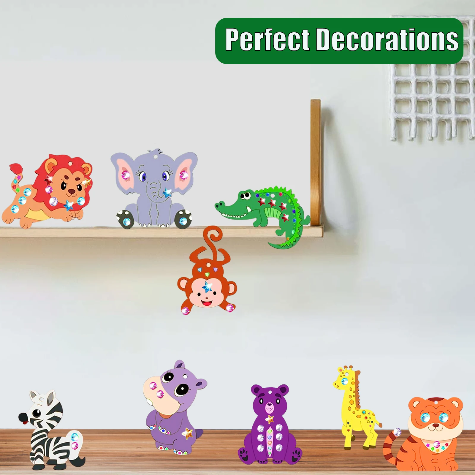 242 stuks dier houten ambachtset, 18 onvoltooide dieren houten hangers, verjaardagsambachten, schilderij houten hangers, houten ambachten