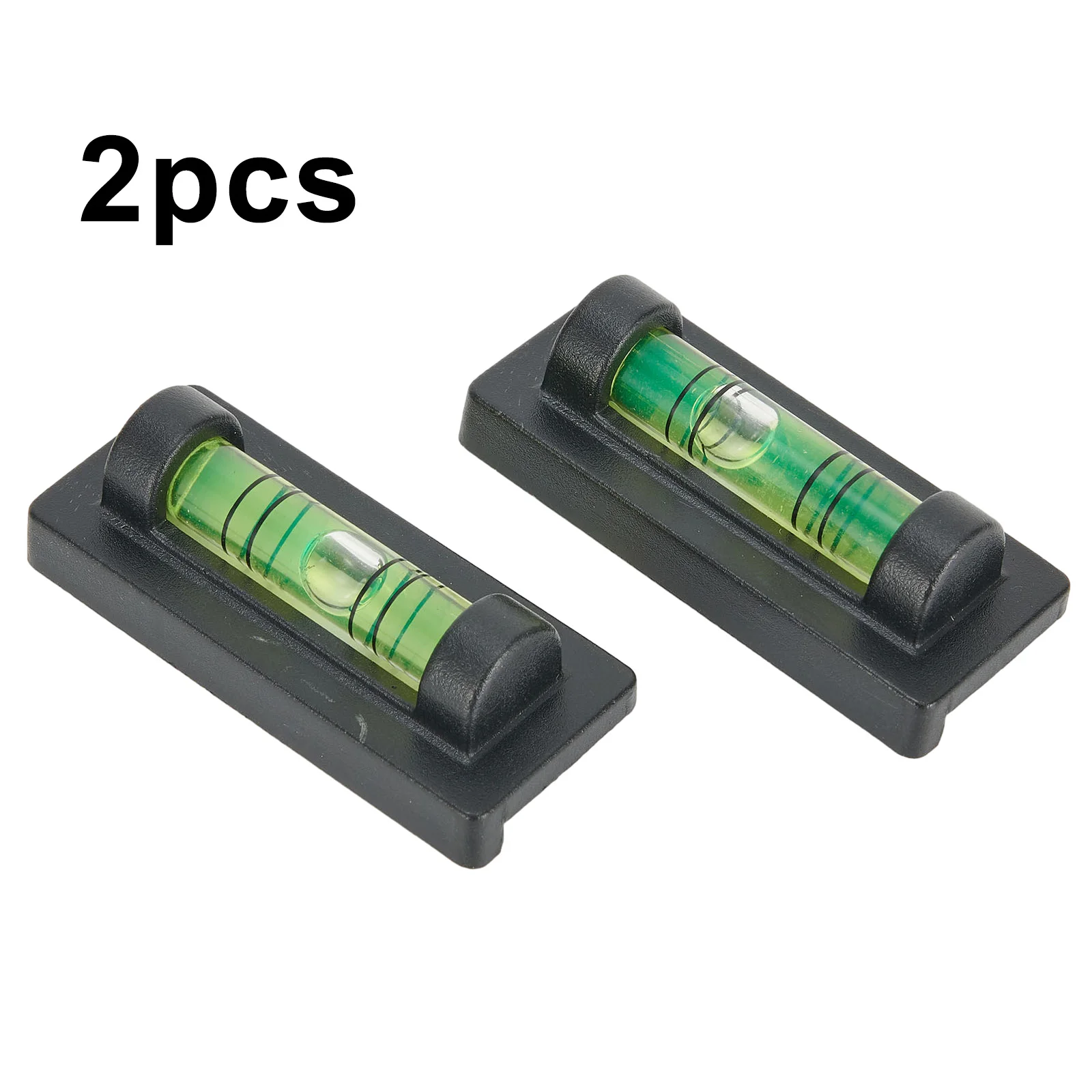 2pcs Magnetic Bubble Level With Magnetic Base 401712mm Double Line Indicator Level For Photo Frame Desk Measuring Tools