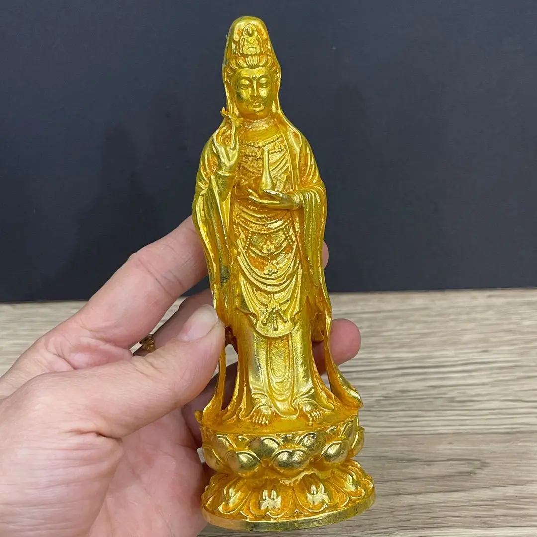 Nanhai Guanyin Buddha statue ornament is dedicated to Guanyin Bodhisattva Guanyin living room home