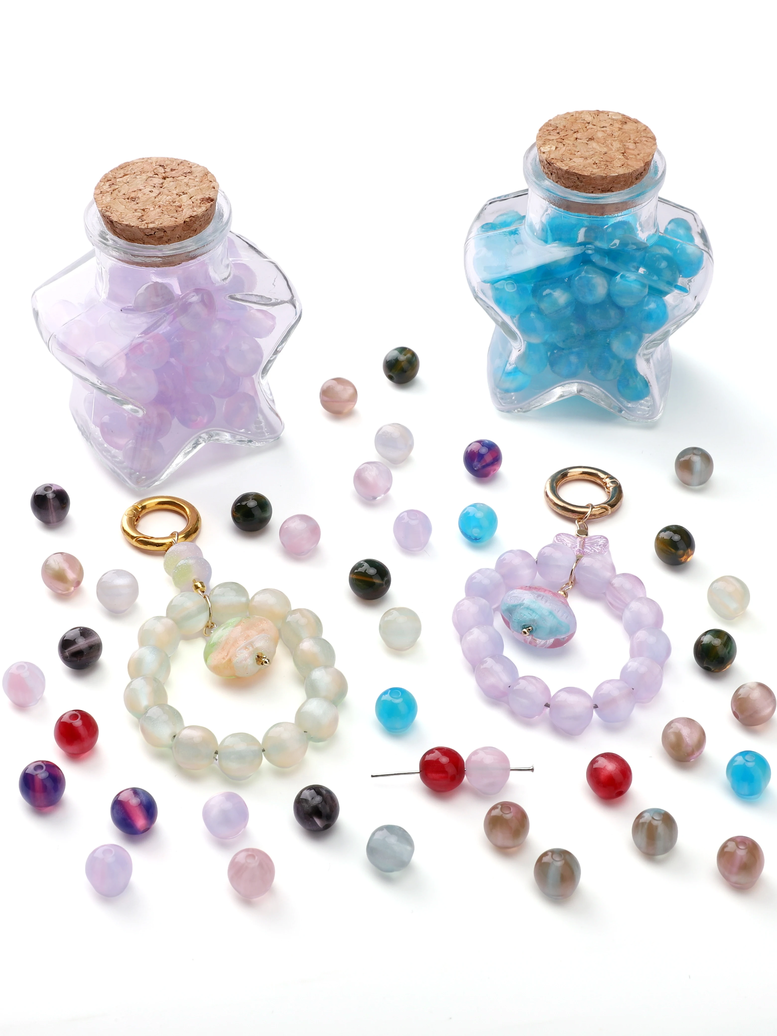 10 مللي متر 10 قطعة الراتنج القط العين الخرز فضفاض الجولة فضفاض خزر عازل نمط لصنع المجوهرات سوار ذاتي الصنع إكسسوارات عقد