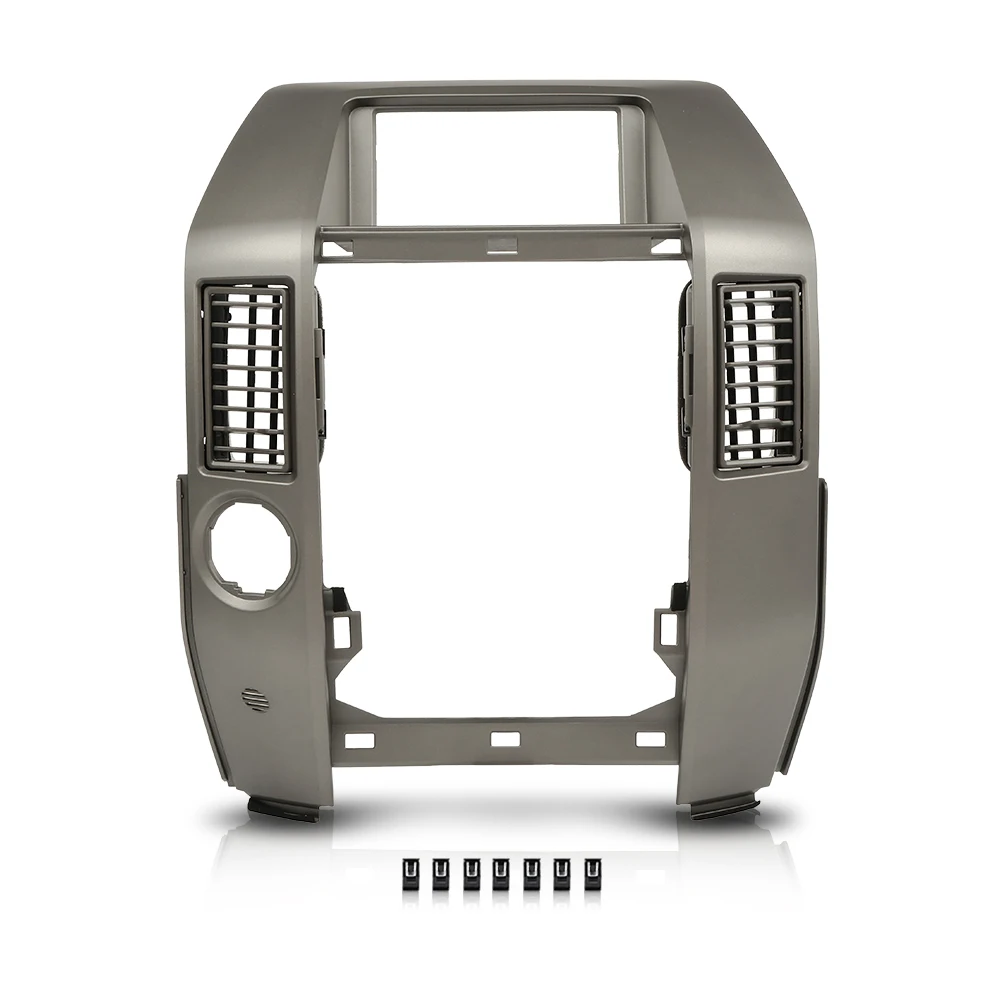 

Crossdesign Front Center Dash Bezel Radio Vent Trim Fit for Infiniti Qx56 2004-2007 Gray