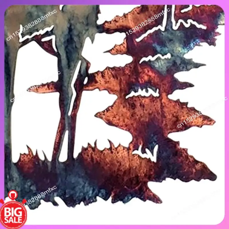 Big Deal 1 Piece Metal Deer Wall Art Forest Deer Wall Decor Metal Deer Decor Rustic Decor For Living Room