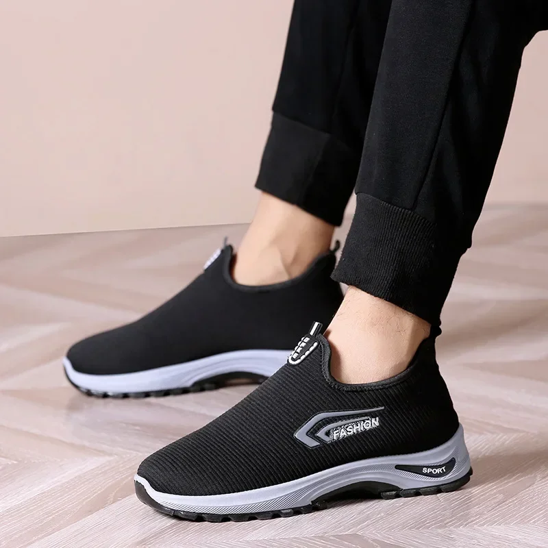 

Men's shoes 2024 winter new item thick and plush cotton shoes for middle-aged and elderly dad shoes, one foot cloth shoes