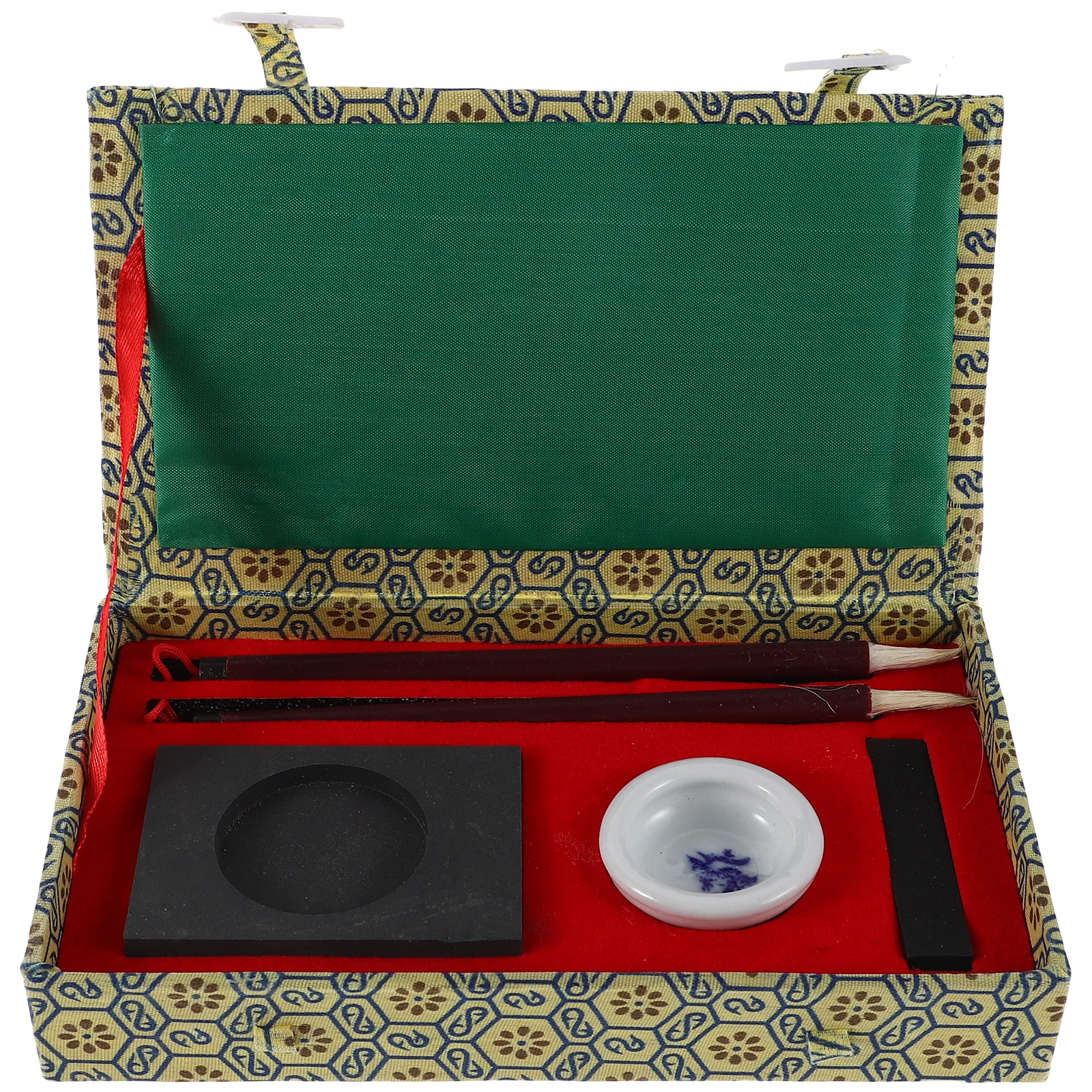 

1Set Chinese Calligraphy Set Students Beginner Complete Kit Brush Ink Paper Ink Stone Handwriting and Painting Practice