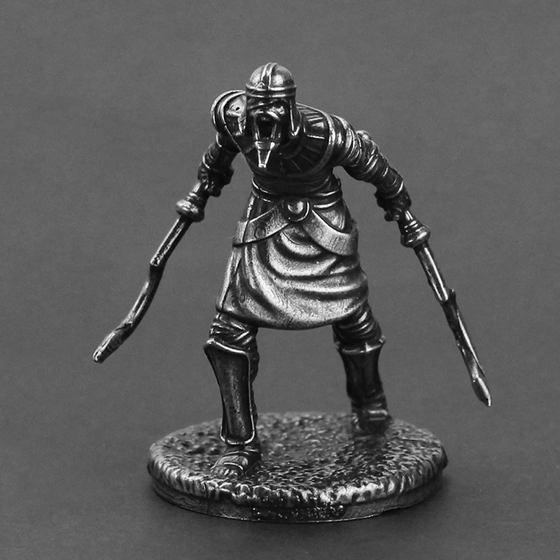 Metal Egyptian mummy war soldier man model hand-made toy tabletop game car-mounted ornaments boy ceremony - Image 3
