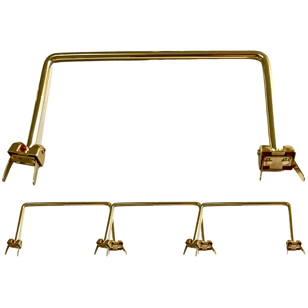 

4 pcs Metal Gift Box Handles Jewelry Box Replacement Pulls Durable Hardware For Cabinet Drawer Knobs Accessories