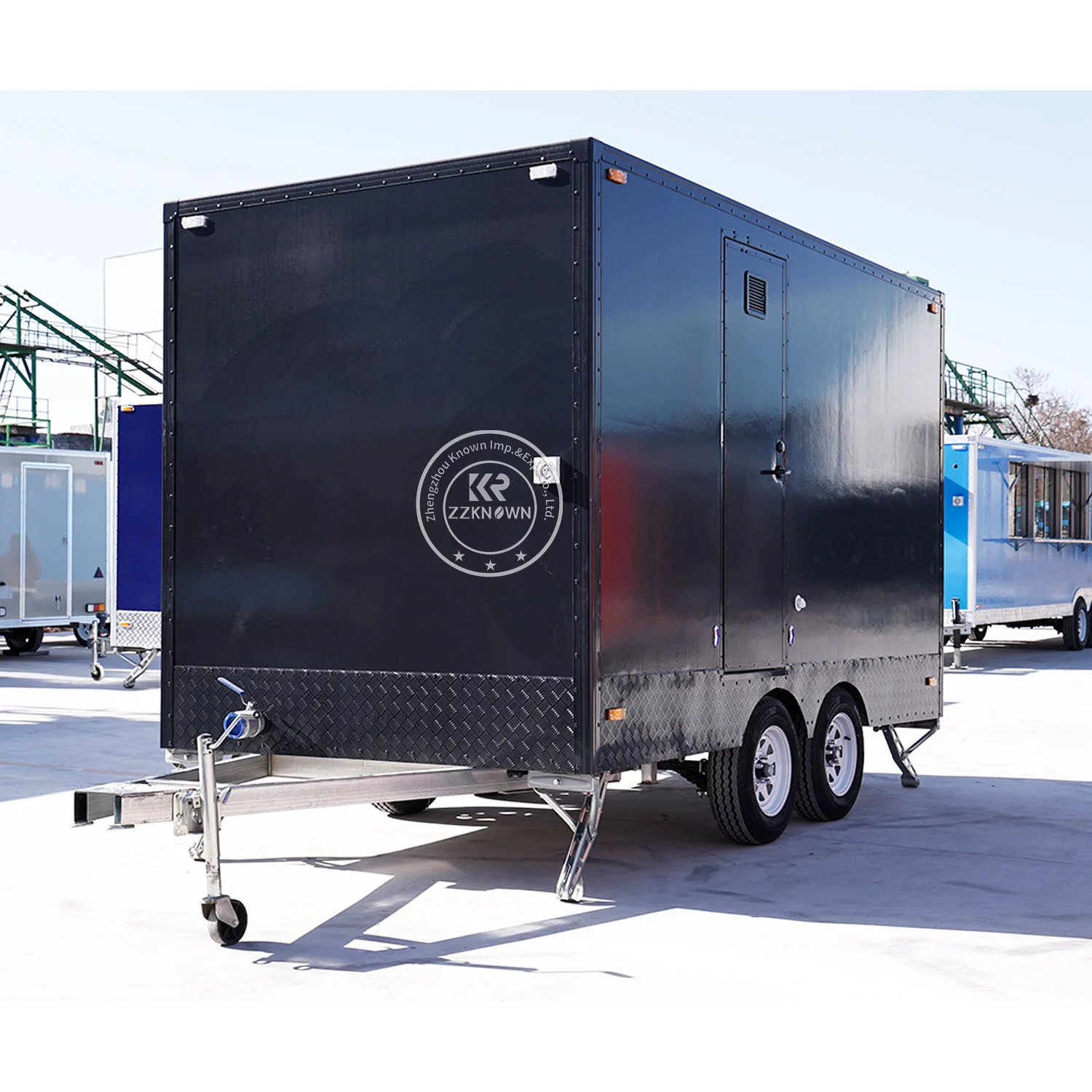 

Premium Mobile Toilet Public Event Portable Restroom Bathroom Cabin Trailer Portable Toilet Trailer for commercial rental