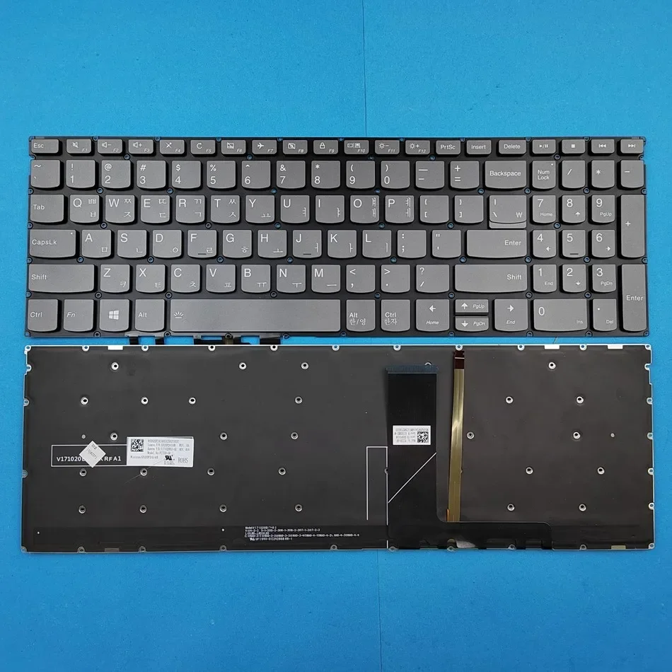 

Korean Backlit Keyboard For Lenovo Yoga C740-15IML C740-15 S740-15IRH S740-15 V740-15 V340-15 thinkbook 15IIL E5-IML PC5SB-KR