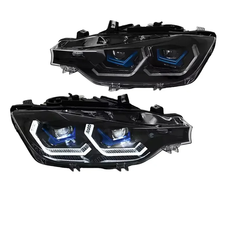 

Новейшие фары для F30 F31F35 M3 F80 3-Series 2013-2018 светодиодные галогенные ксеноновые фары, передняя лампа, линзы, автоаксессуары