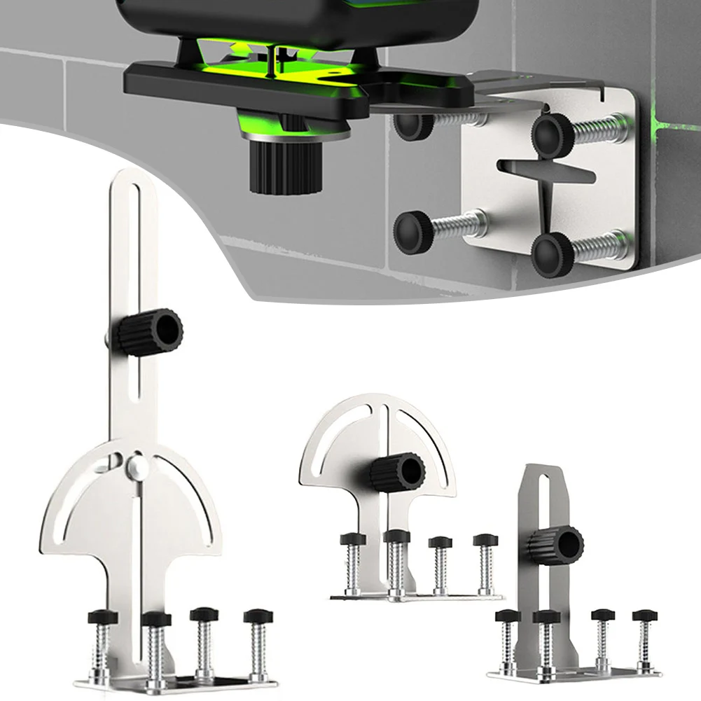 1 Pcs Stainless Steel Level Bracket L-Bracket 360° Pivoting Adjustable Mount Support Stainless Steel Level Wall Bracket