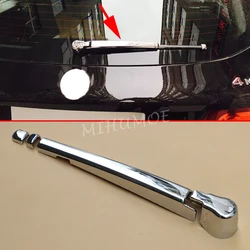 For Mercedes GLC Wagon X253 2016 2017 2018 2019 Car Glossy Chrome Rear Tail Trunk Window Rain Wiper Garnish Trim