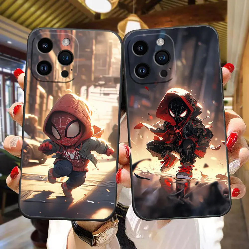 

Cool Cartoon Marvel Heroes Phone Case For iphone Apple 15 14 13 12 11 Pro XS Max Mini X SE 2020 2022 8 7 Case Funda Coque Shell