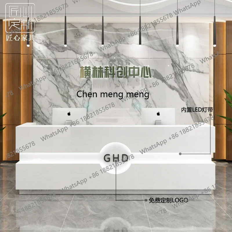 M07 Простая современная касса Салон красоты Бар Магазин одежды Индивидуальная стойка регистрации Стойка регистрации