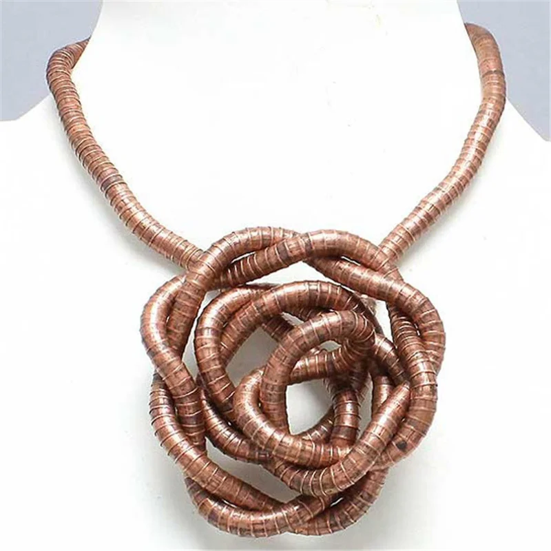 5mm 90cm Mixed Colorful Iron Bendable Flexible Twisted Snake Necklace 20 Colors Available,1pcs/pack