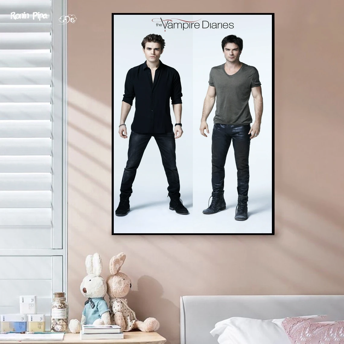 The Vampire Diaries Movie Poster Art Print Canvas Painting Wall Pictures Living Room Home Decor (No Frame)