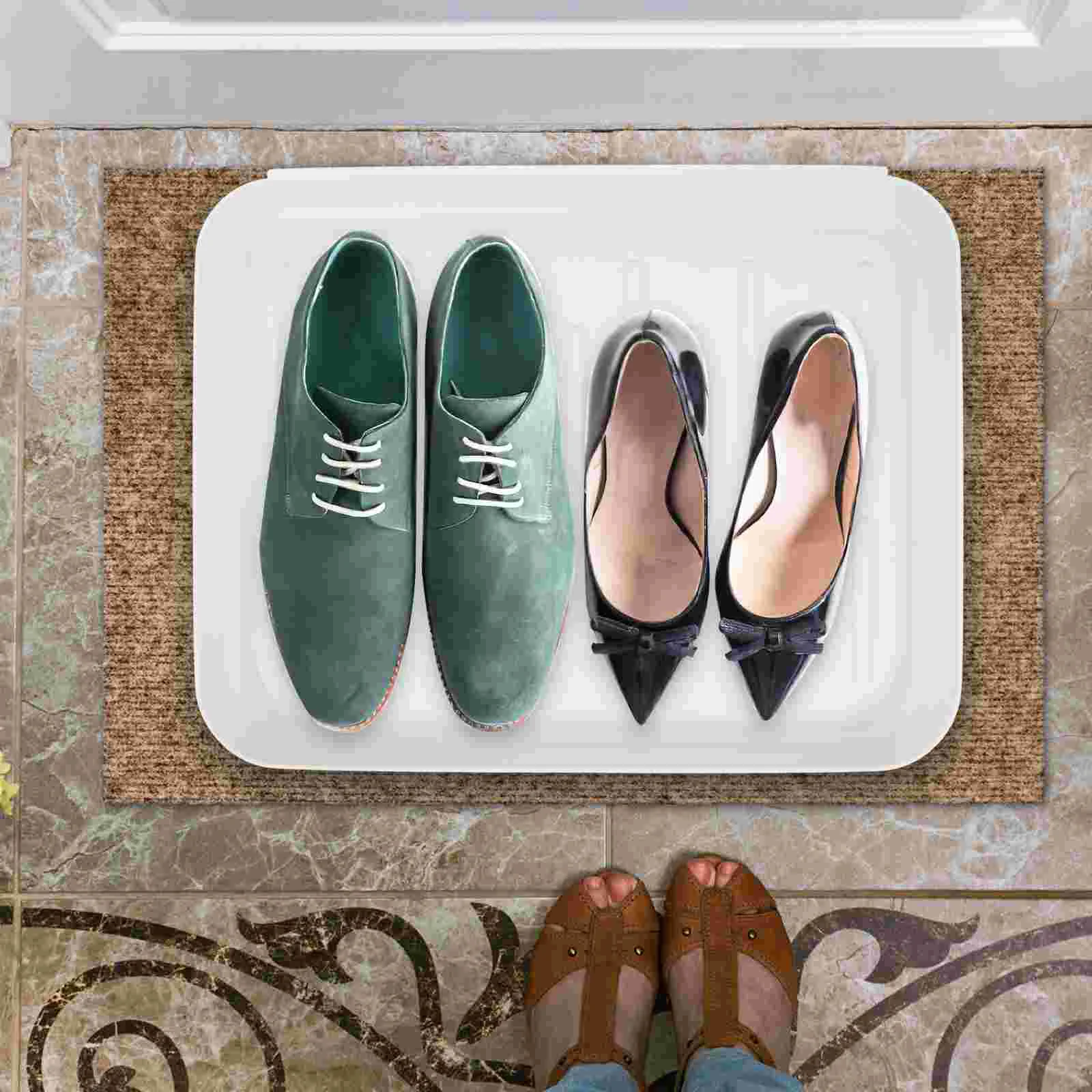 Entryway Shoes Tray Large Insoles Flowerpot Small Sundries Mat Pp Versatile Storage Boots Plastic