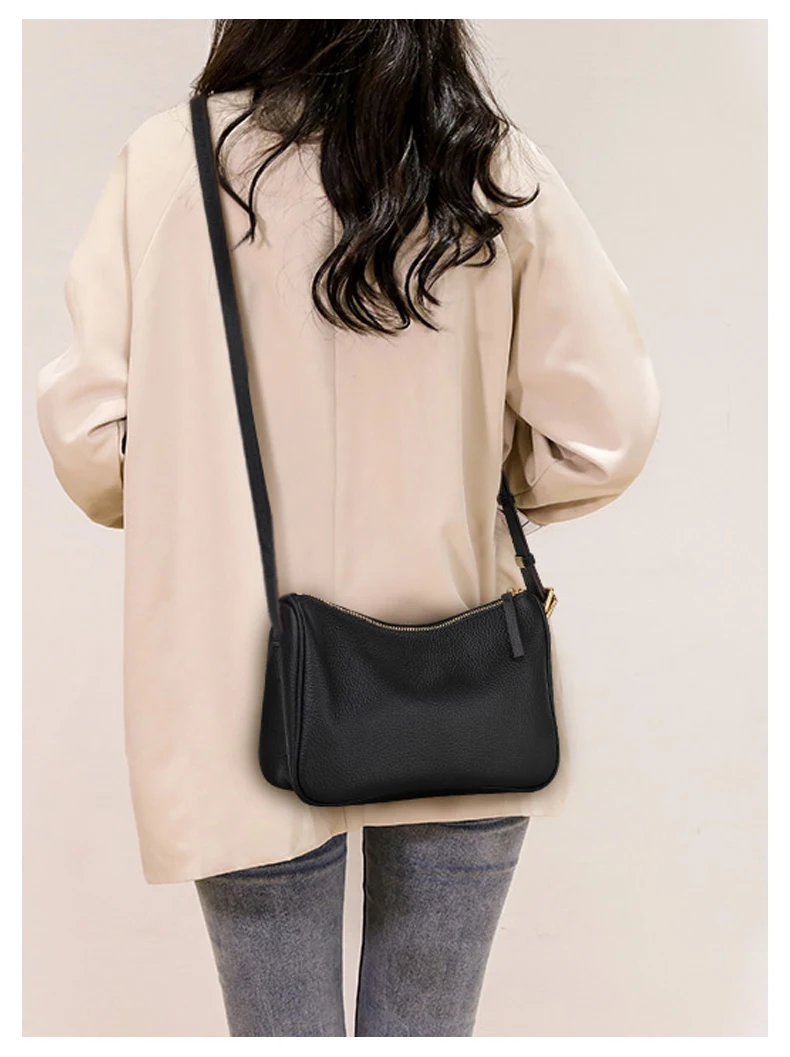 Kleine Handtasche für Damen, Trend 2026, Umhängetasche, modische Winter-Ledertasche für Damen, neuer Luxus. – Detail 2