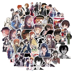 10/30/50pcs Japanese Anime Bungo Stray Dogs Stickers Cool Dazai Chuuya Cartoon Graffiti Decals Sticker for Phone Diary Notebook