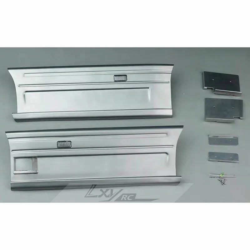 Escala 1:14, 2 uds., paneles laterales de Metal de simulación, accesorios de actualización para camión Tamiya RC SCANIA R470