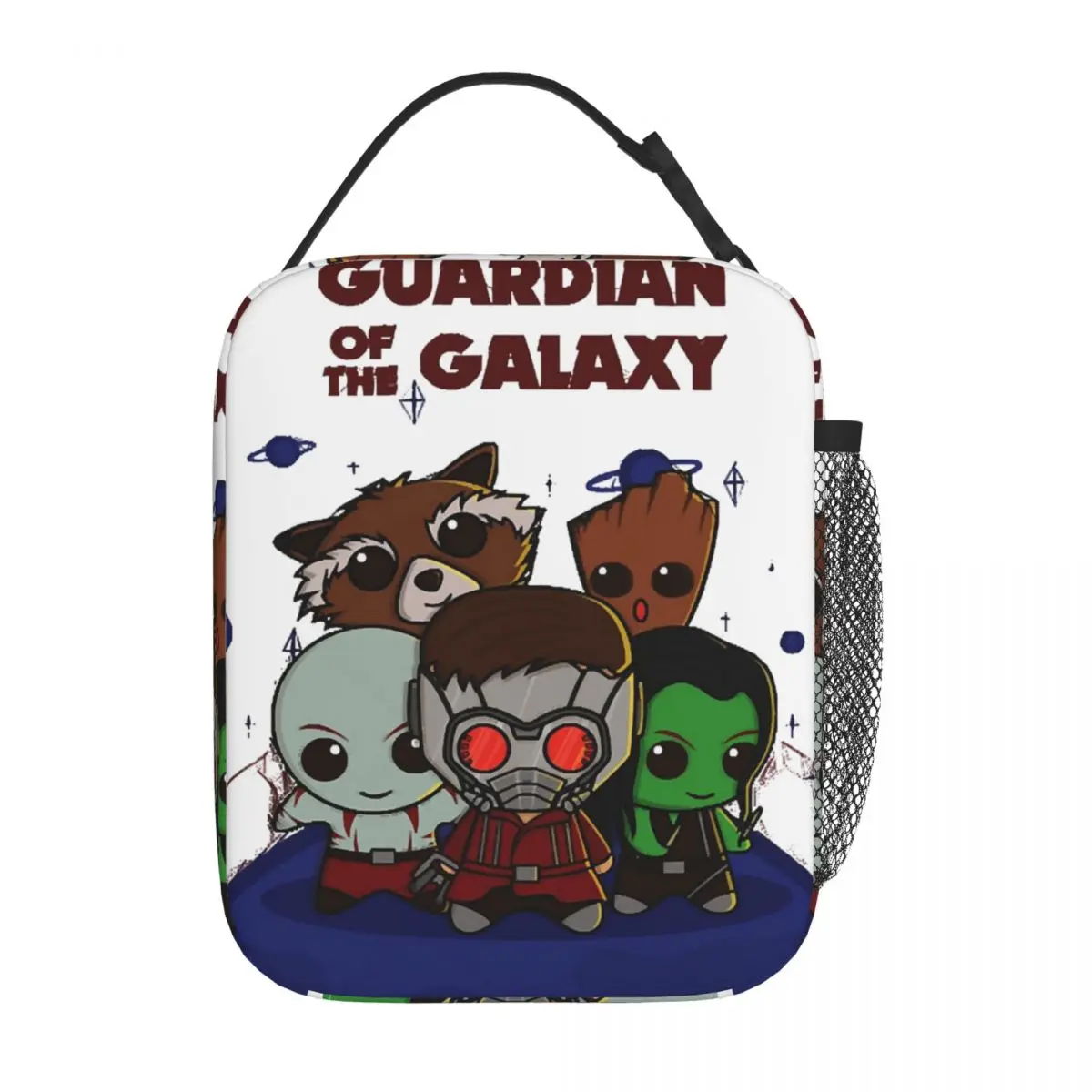 أكياس الغداء المعزولة من Guardians Of Galaxy، أكياس حاويات الطعام، صناديق الغداء الحرارية المبردة المحمولة للنزهة