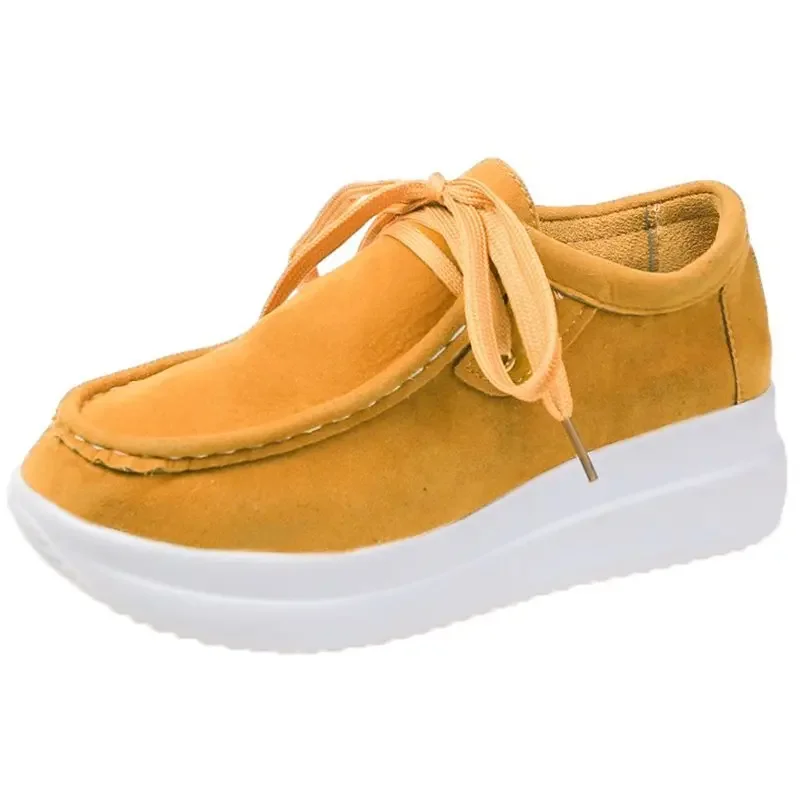 Chunky sneakers damskie 2022, nowe, jednokolorowe, grube dno, sznurowane buty damskie do chodzenia, kobiece, oddychające, antypoślizgowe buty na