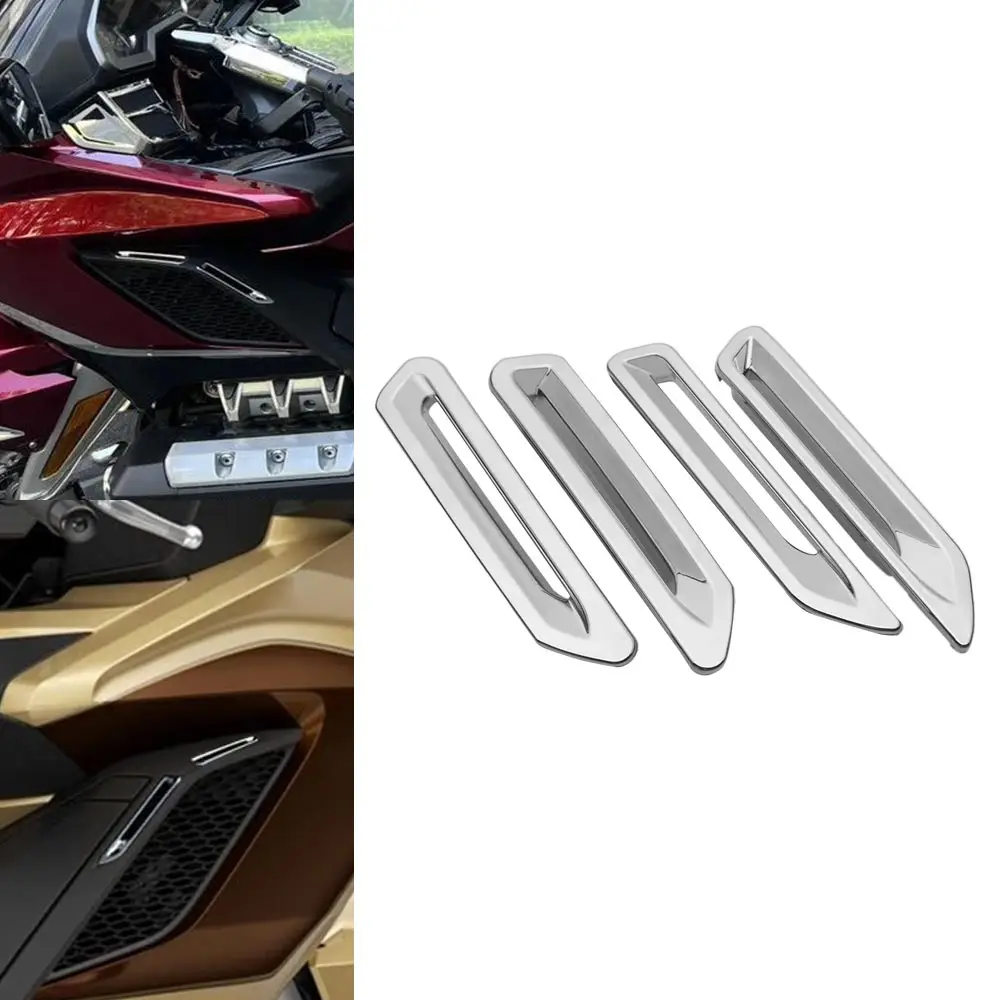 

For Honda Gold Wing DCT Tour Airbag 2018-2025 ABS Motorcycle Rear Taillight Trim Accents Cover Decorative Bezel Chrome