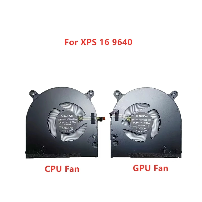 

Brand Original New Laptop CPU GPU Cooling fans For DELL XPS 16 9640 CN90 CN80