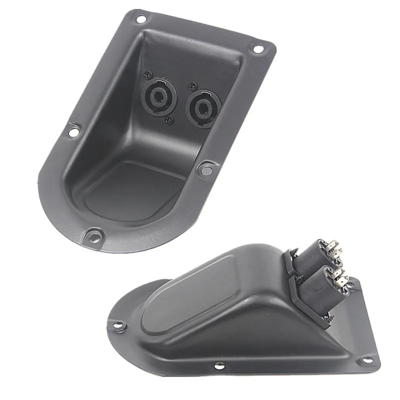 1 قطعة صندوق سلك الحديد المرحلة صندوق وصلات الصوت أربعة بطاقة الأساسية صنبور أنثى المقبس لوحة الأسلاك ، لوحة الحديد XLR المقبس الملحقات #4