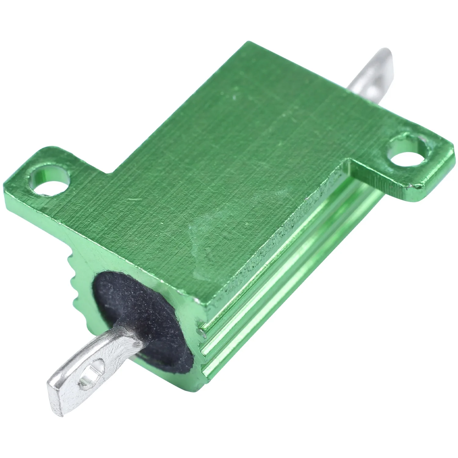 Green Aluminum Chassis Mounted Wirewound Resistors 10W 10 Ohm 5%