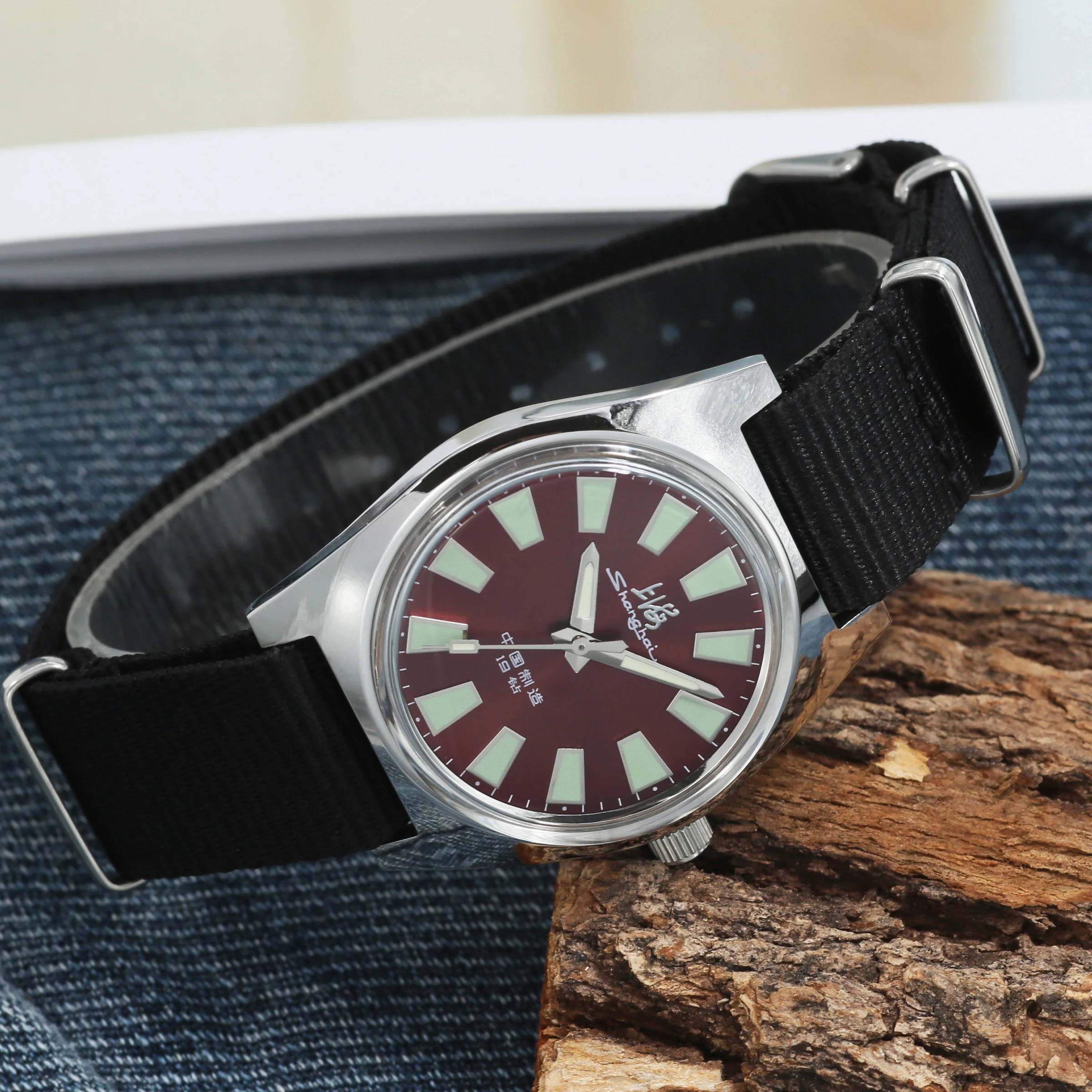 

Мужские винтажные китайские часы Shanghai 8120 36 мм с ручным механизмом, оптовая продажа, подарок к празднику