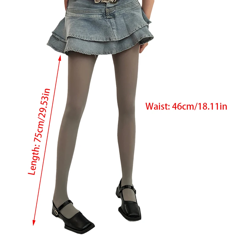 Sweet Girls Colorful Elastic Long Hosiery Stockings Women Candy Color Sexy Tights Spring Autumn Warm Velvet Seamless Pantyhose