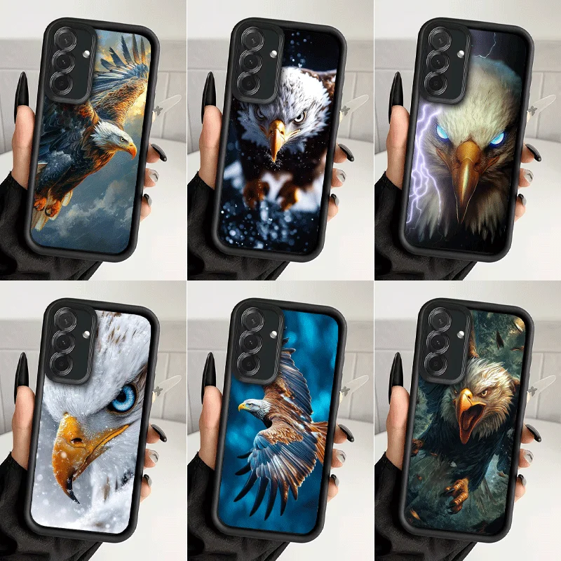 Bald Eagle Cool Shockproof Phone Case For Samsung A13 A14 A15 A16 A17 A33 A34 A35 A36 A37 A53 A54 A55 A56 A57 A23 A24 A25 A26 A2