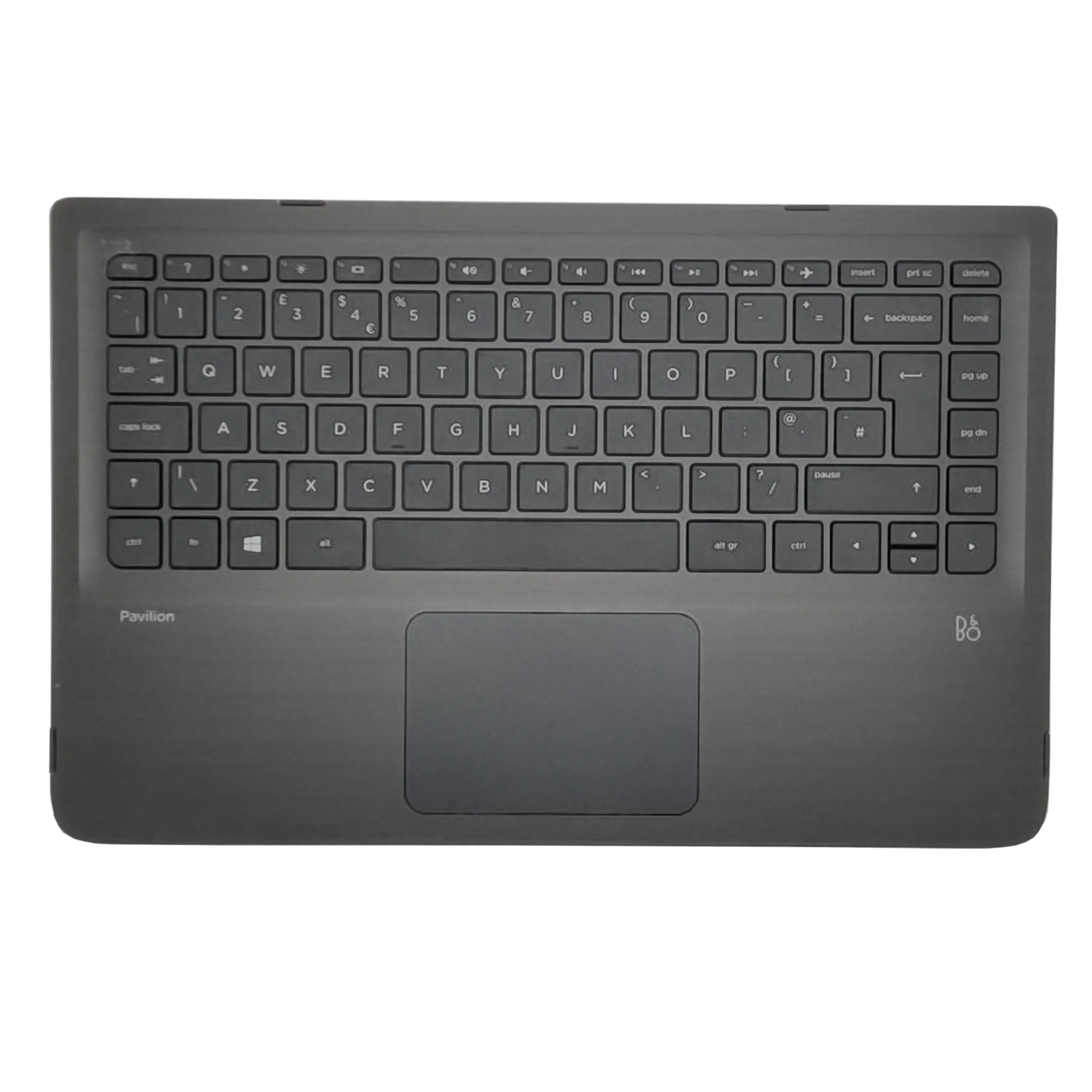 95%New Laptop US UK Keyboard for HP Pavilion X360 13-S 13-S000 Laptops Palmrest Cover with Keyboard Touchpad Black 809829-001