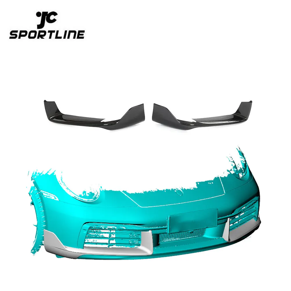 

Dry Carbon Fiber Pro Front Bumper Splitters For Porsche 911 Carrera 2 Door 2019-2020