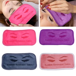 Professionelle Wimpernverlängerung Stirn Weiches Handtuch Aufkleber Ständer Gepfropfte Wimpern Pads Tablett Palette Wimpern Halter Schönheitssalon Werkzeug