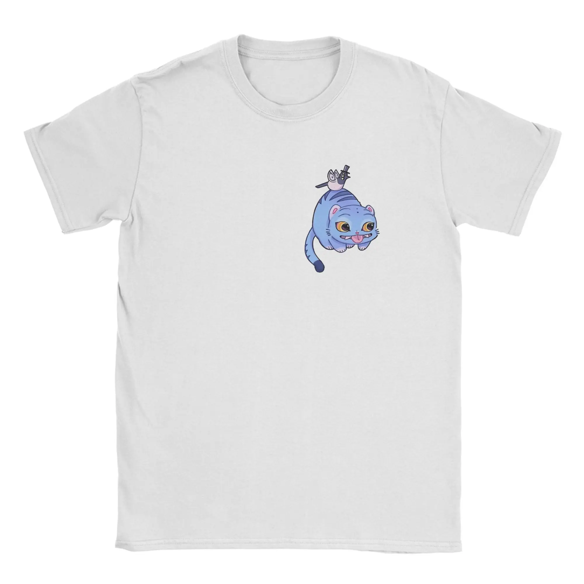 

Harajuku T Shirt Summer Derpy Tiger And Bird Kpop Demon Hunters Novelty T-Shirts Cotton Tshirt for Adult Awesome Plus Size Tees