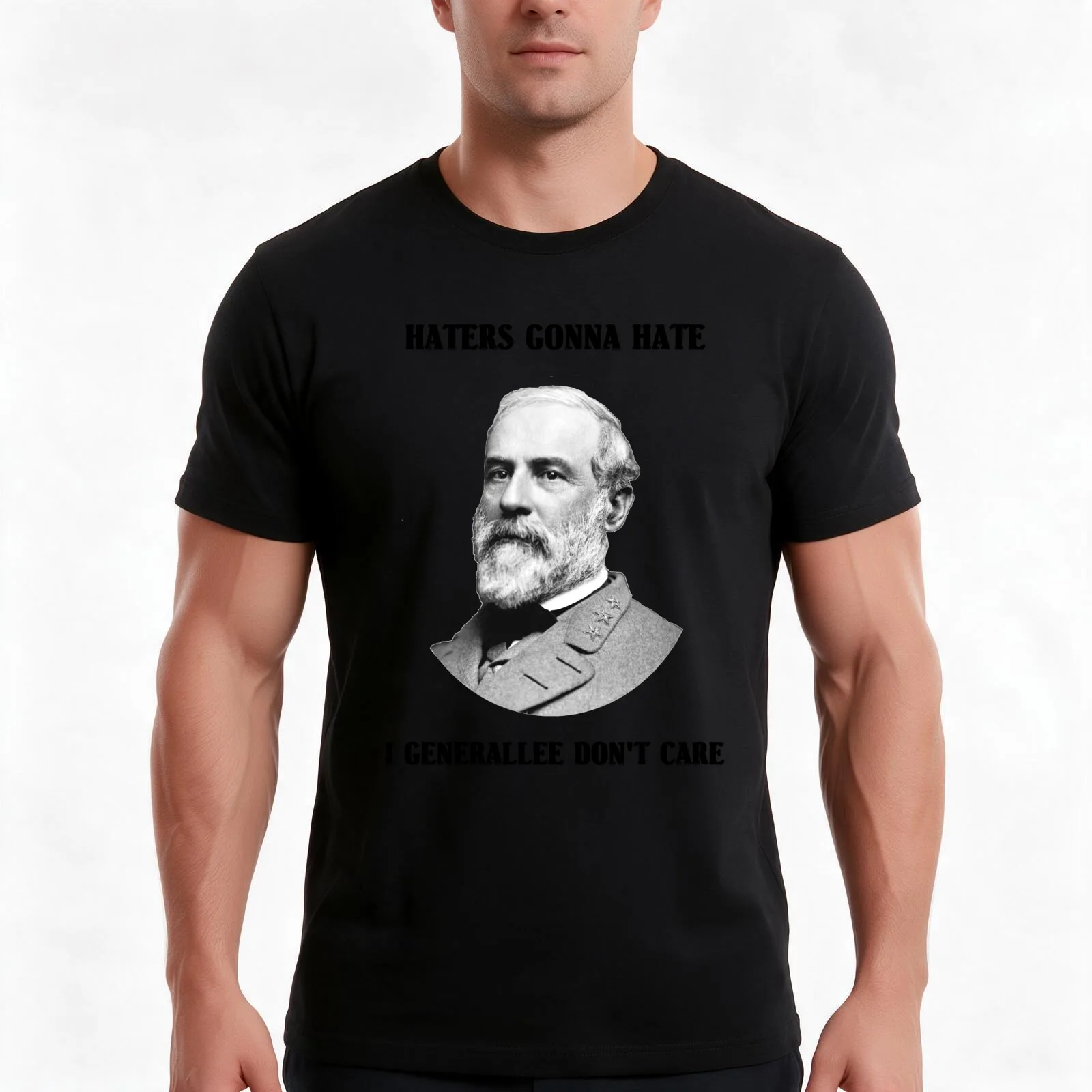 General Lee T-Shirt Summer Casual Cotton Tee Oversized Streetwear Tops Vintage Graphic Print Loose Fit Short Sleeve