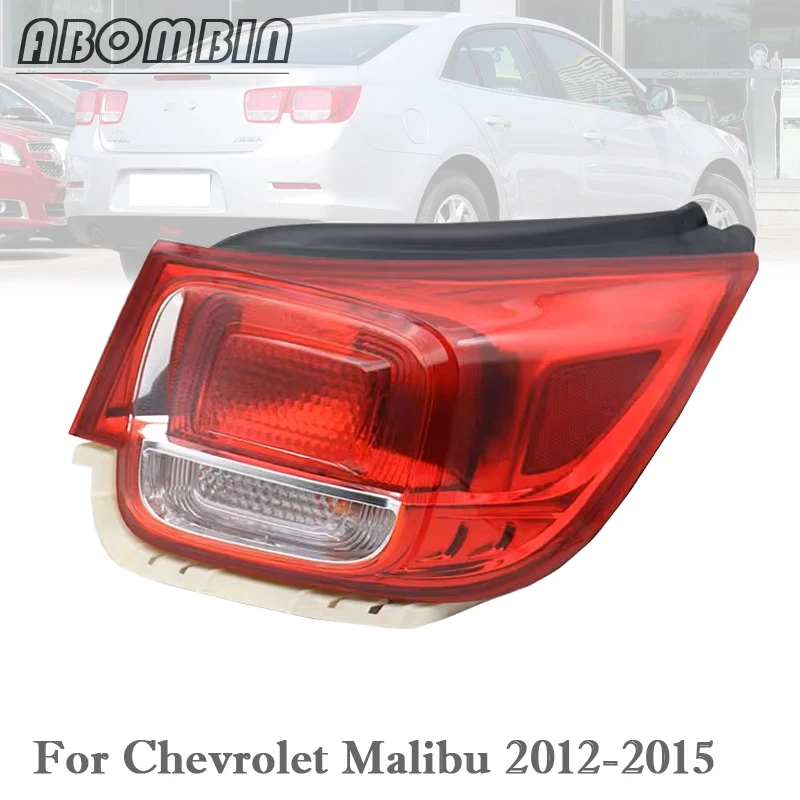 Auto Rear Light Back Light Stop Lamp Shell Outer Tail Lamp Cover For Chevrolet Malibu 2012 2013 2014 2015