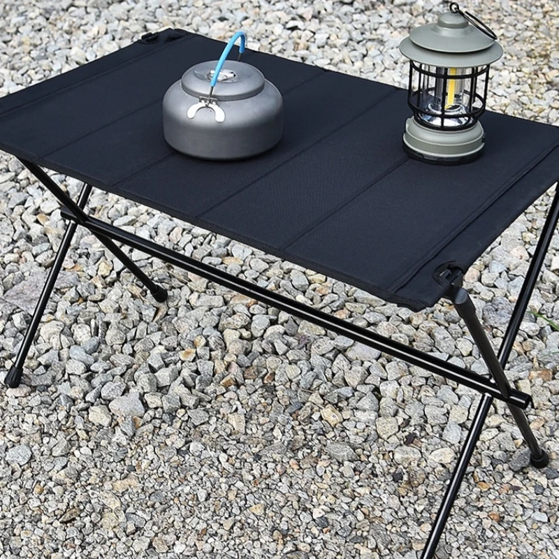 Outdoor Aluminum Alloy Table Picnic Folding Table Camping Equipment Portable Cloth Table New