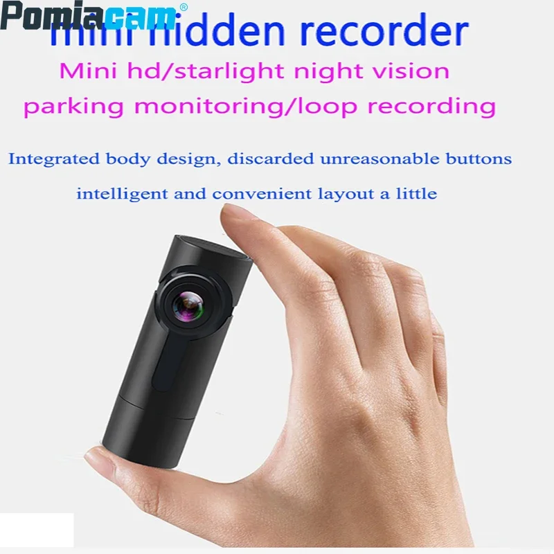 720P Video Recorder Mini Driving Recorder Wireless Car Camera Mini WiFi Driving Recorder Suitable for Car Home Indoor G10