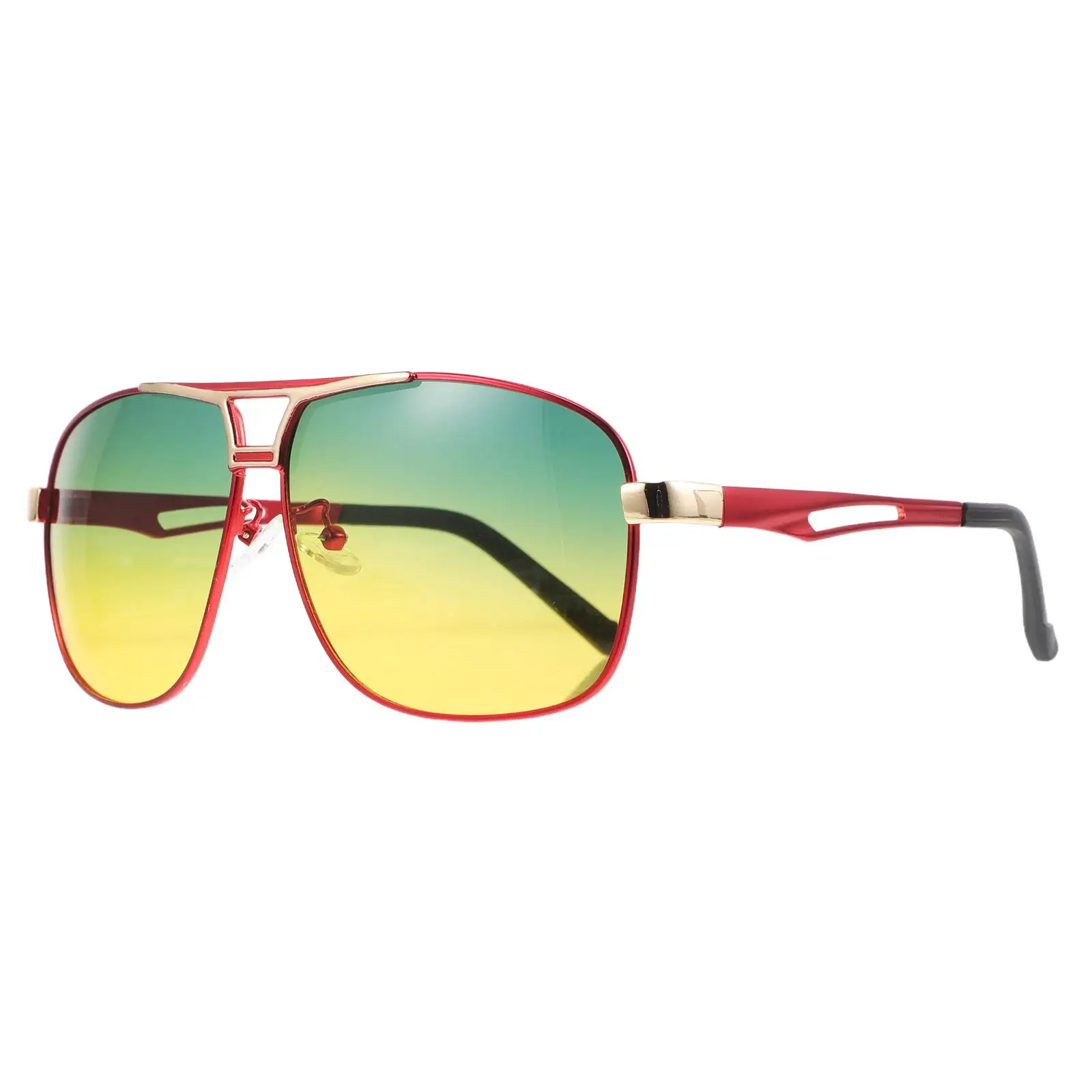 

Night Vision Polarized Sunglasses Mens UV Cycling Sports Zinc Alloy Day Night Sun Glasses Driving Fishing Outdoor Fitness