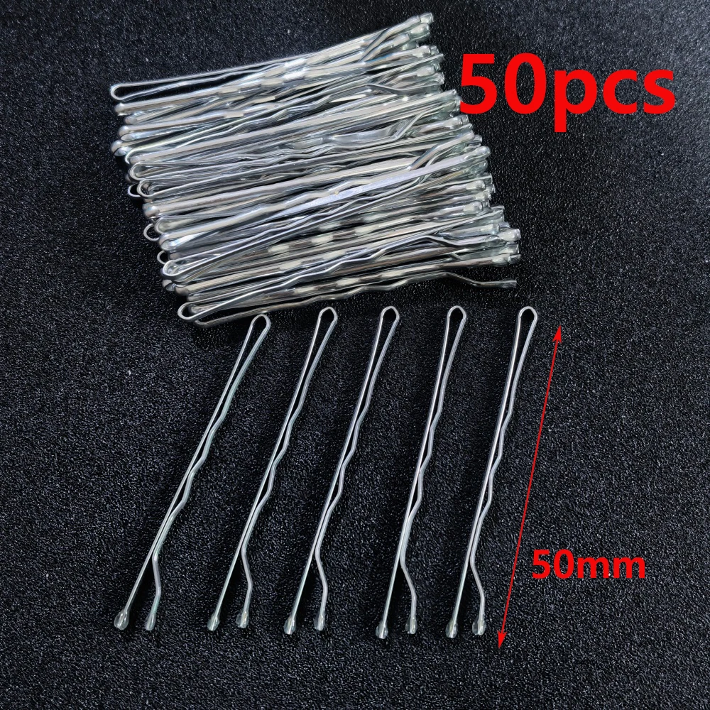 50pc 5cm silver OPP
